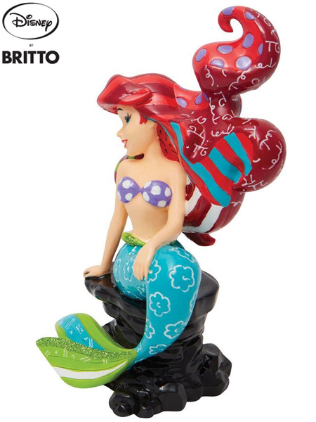 Disney by Britto The Little Mermaid Ariel on Rock Figurine